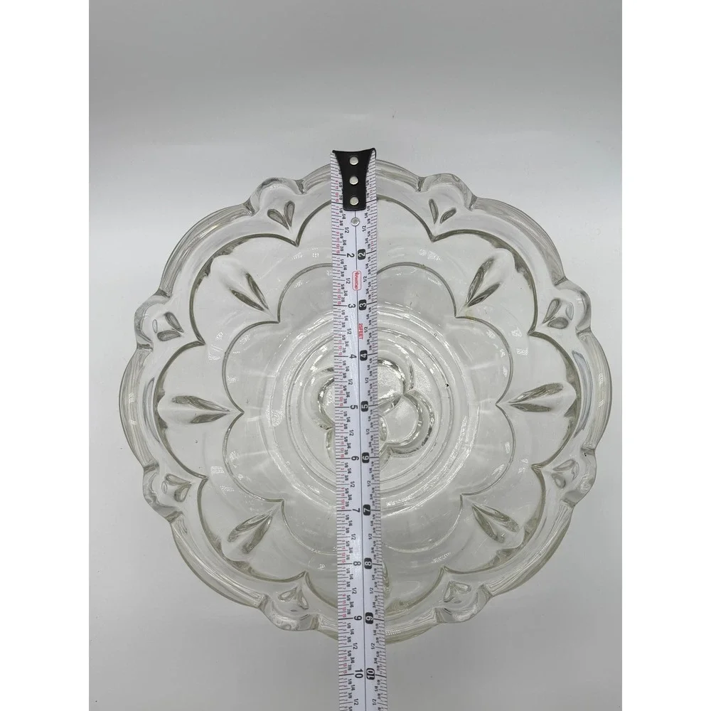 Vintage Bagley & Co. Salisbury Pattern Fruit Bowl Petal Design Centerpiece 9.5in